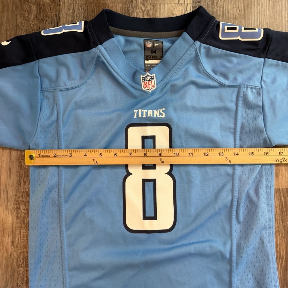 Nike On Field Tennessee Titans Marcus Mariota Youth Medium Football Jersey - Picture 5 of 6